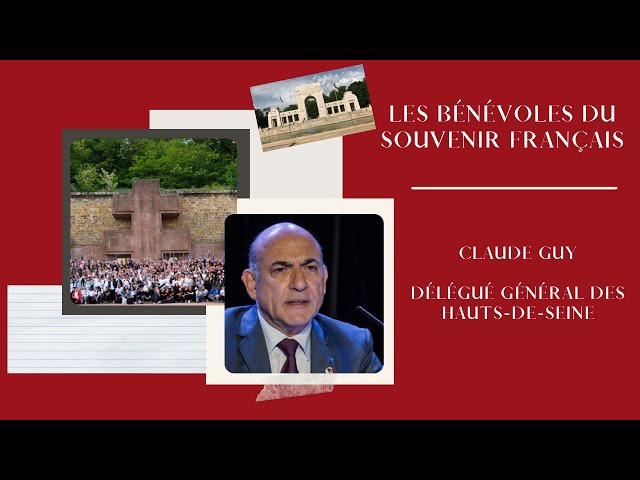 Vidéo Monsieur Guy, Délégué Général du Souvenir Français des Hauts-de-Seine id:cbn8FGu7HhI