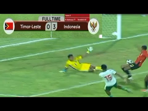 Cuplikan gol Timnas Indonesia vs Timor leste (3-0) Highlights of the goals in FIFA matchday 2022