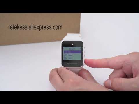 Retekess Restaurant Calling System TD108 watch function display
