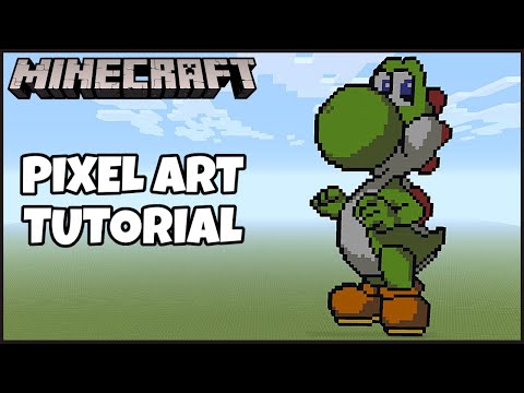 Minecraft Pixel Art Tutorial - Yoshi