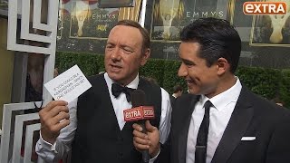 The Stars Answer Our Mystery Bowl Questions on the Emmys Red Carpet