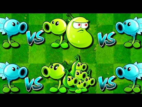 All Mixing Free vs Premium Plants Pvz 2 Snow Pea