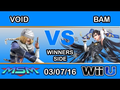 MSM 40 - 2GG | VoiD (Sheik) Vs. 2GG | BAM (Bayonetta) Winners Side - Smash Wii U
