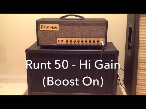 Friedman Runt 50 vs BE-50 Deluxe