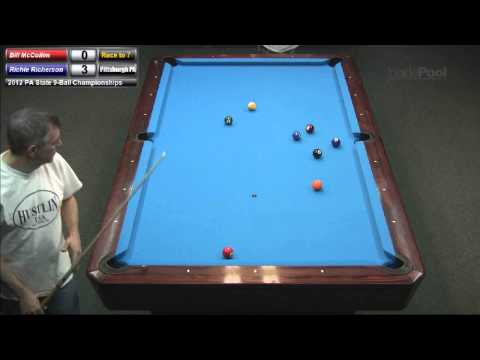 Bill McCollum vs Richie Richeson at the 2012 PA State 9-Ball Championships