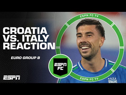 WHAT A FINISH! 👏 Croatia vs. Italy FULL REACTION from UEFA Euro Group B play | ESPN FC