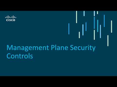Management Plane Security Controls