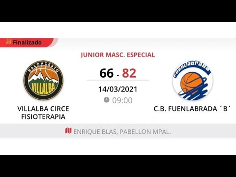 Junior masc A VILLALBA CIRCE FISIOTERAPIA - FUENLABRADA