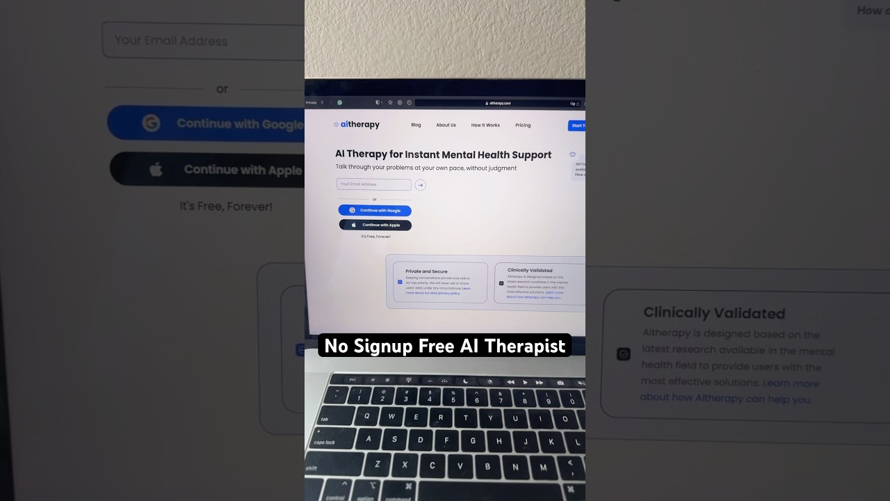 No Signup Free AI Therapist
