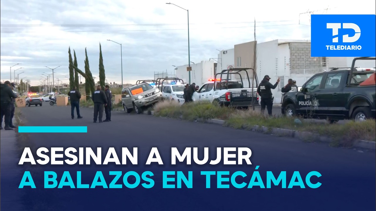 Mujer es asesinada a balazos dentro de su camioneta en Tecámac; sicarios dejan un mensaje