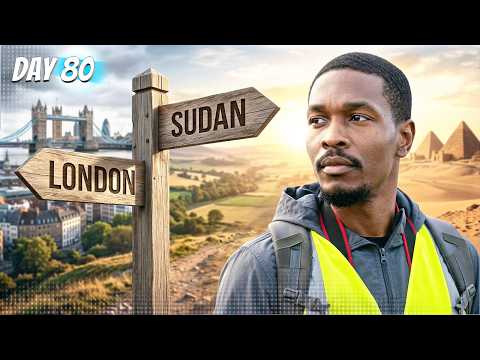 Day 80 walking from London to Africa Sudan on foot 🦶🇸🇩