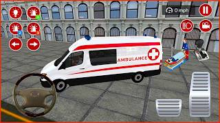 4K Ambulans oyunu izle 3D || American Ambulance Simulator #467 Ambulans oyunları 3D Android Gameplay