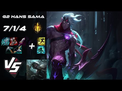 G2 Esports Hans Sama BOTTOM Varus vs Senna - EU Challenger Patch 25.S2.8