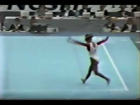 7th AA USA Brandy Johnson FX 1989 World Gymnastics Championships 9 825