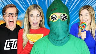 Matt&#39;s Best Friend is Hypnotized in Hot vs Sweet vs Sour Challenge!  Game Master Network