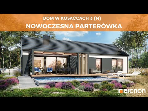 Dom w kosaćcach 3 (N) – Nowoczesna parterówka I ARCHON+ Projekty Domów
