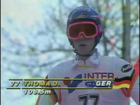 PŚ/TCS Bischofshofen 06.01.1990 - relacja z zawodów (j. niemiecki/polskie napisy)