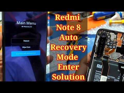 Redmi Note 8 Auto Recovery Mode Enter Problem Solve || #AllRedmiAutoRecoveryModeEnterSolution
