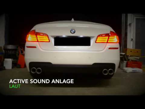 BMW 530d F10 ACTIVE SOUND AUSPUFF ANLAGE