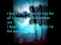 Lost Without You-Delta Goodrem (Lyrics) 