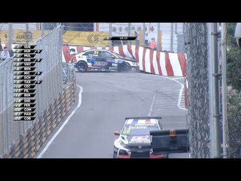 WTCR 2018. Qualifying Macau Grand Prix. Aurélien Panis Crash