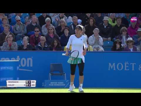 2017 Aegon International Quarterfinals | Caroline Wozniacki vs Simona Halep | WTA Highlights