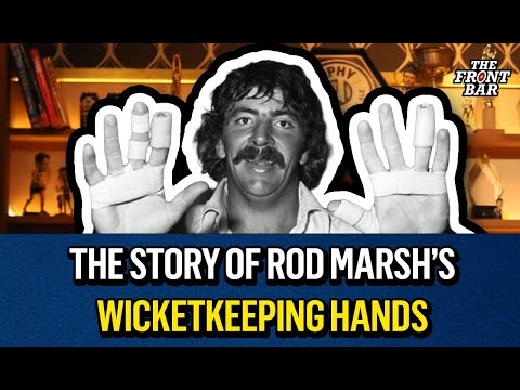 Rod Marsh explains his wicketkeepers' hands | 2021 | The Front Bar | Cricket Show