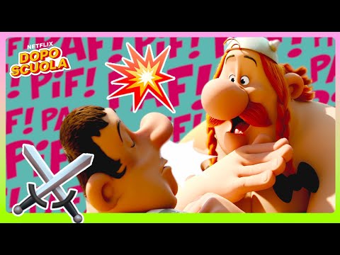GLI ULTIMI GALLI ????????‍♂️ Asterix & Obelix: Il duello dei capi ⚔️ Netflix DOPOSCUOLA