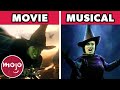 Top 10 Ways Wicked The Movie Differs From Wicked The Musical