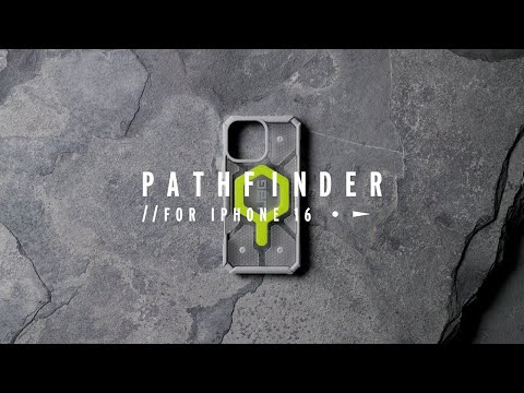 Чeхол-накладка+ремешок Urban Armor Gear Pathfinder Clear Magsafe Bundle для  Apple iPhone 16 Pro Max Active Neon Lanyard (1144651BV01)