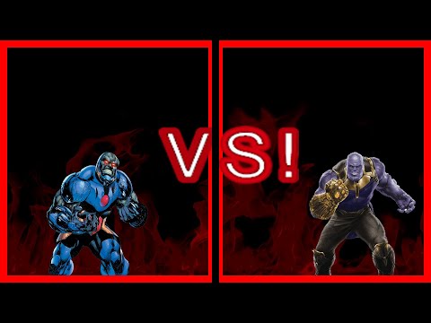 Minecraft Duel: Darkseid vs Thanos - DC Comics vs Marvel Comics