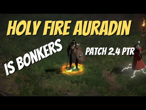 1 minute cows?! Holy Fire Auradin is POWERFUL In Patch 2.4 PTR - D2R / Diablo 2 Resurrected