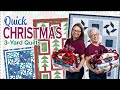8 New Quick Christmas Quilts – New 3 Yard Quilt Book!