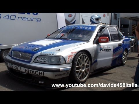 EPIC! Volvo S40 Racing BTCC on the track: pure sound!