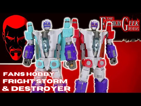 Fans Hobby FRIGHT STORM & DESTROYER (Dreadwind & Buster) : EmGo's Transformers Reviews N' Stuff