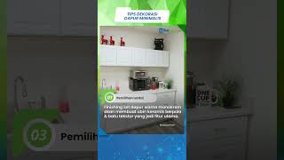 Tips Mendekorasi Dapur Minimalis Kecil agar Tampak Lebih Luas, Cocok untuk Kaum Milenial