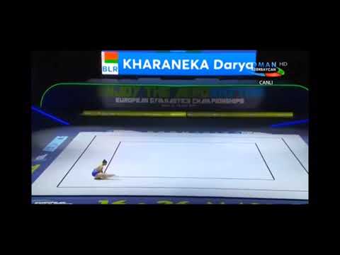 KHARANEKA Darya (BLR) - SENIORS IW Aerobic Gymnastics European Championships 2019