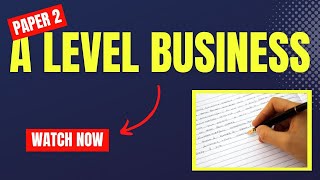 A Level Business Paper 2 - 2023 - EDEXCEL