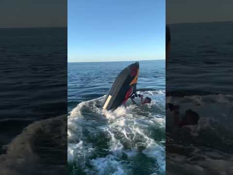 Jetski fail - how to reverse dive  😅 #fail #seadoo #sparktrixx #jetski #shorts