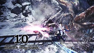 【MHWI】素人クシャルダオラの4Kハメ撮り10 ～操虫棍編～ ／嵐の棺 Tempered Kushala Daola Insect Glaive Headlock challenge