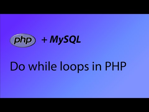 Php Mysql Tutorial 13 Do While Loops In Php