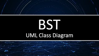 C++ Binary Search Tree - Class Diagram