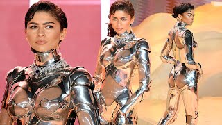 Zendaya Makes Jaws DROP in Futuristic Cutout Armor at Dune: Part 2 London Premiere