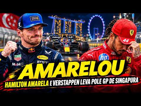 VERSTAPPEN POLE: HAMILTON AMARELOU EM SINGAPURA? FORMULA 1 2026