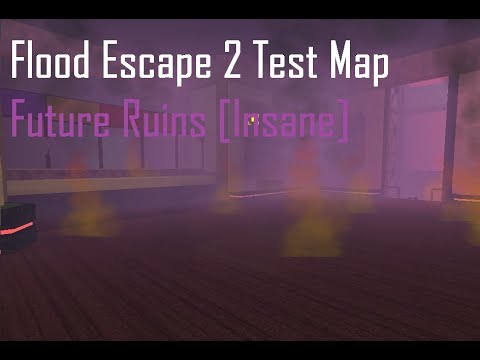 Roblox Flood Escape 2 Test Map Future Ruins Insane Multiplayer - roblox flood escape 2 test map lava laboratory insane youtube