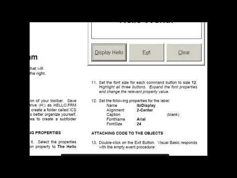 Visual Basic Tutorial Ics2o 2019 2020