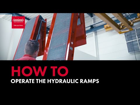 How to operate the hydraulic ramps - Nooteboom Trailers