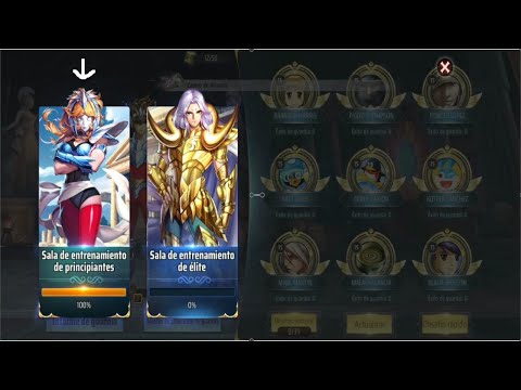 Cómo pasar la sala de entrenamiento de principiantes - Saint Seiya Awakening mobile