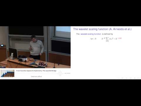 Stéphane Jaffard: From function spaces to stylometry: the wavelet bridge