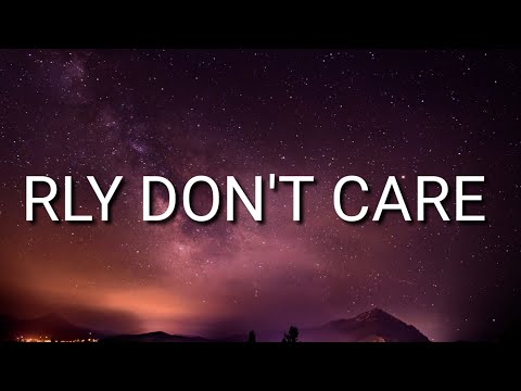 Chloe Moriondo - Rly Don't Care (Lyrics)ft.